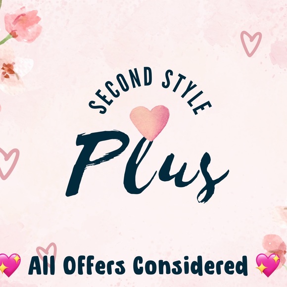 Lane Bryant Livi Duster Cardigan with matching shell.  Pretty blue.  Open front - Picture 9 of 9